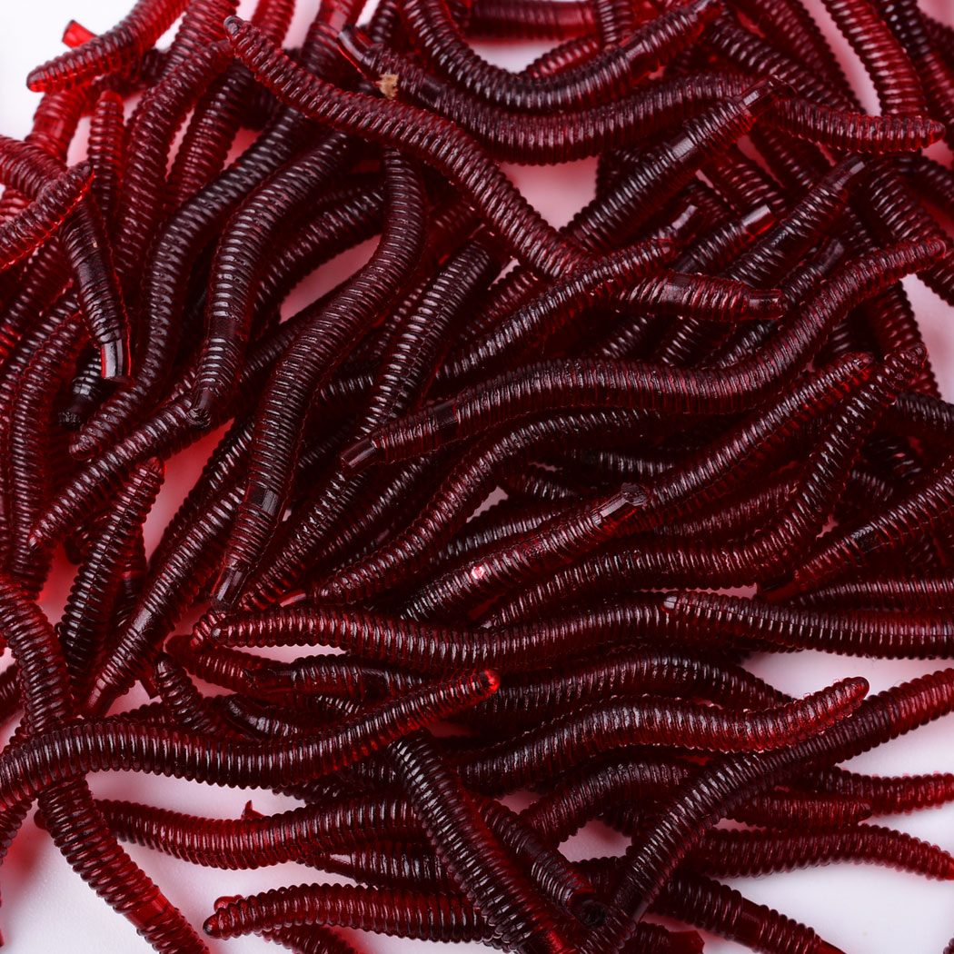50pcs Lifelike Red Worm Soft L - Aglaonema Red recension och pris
