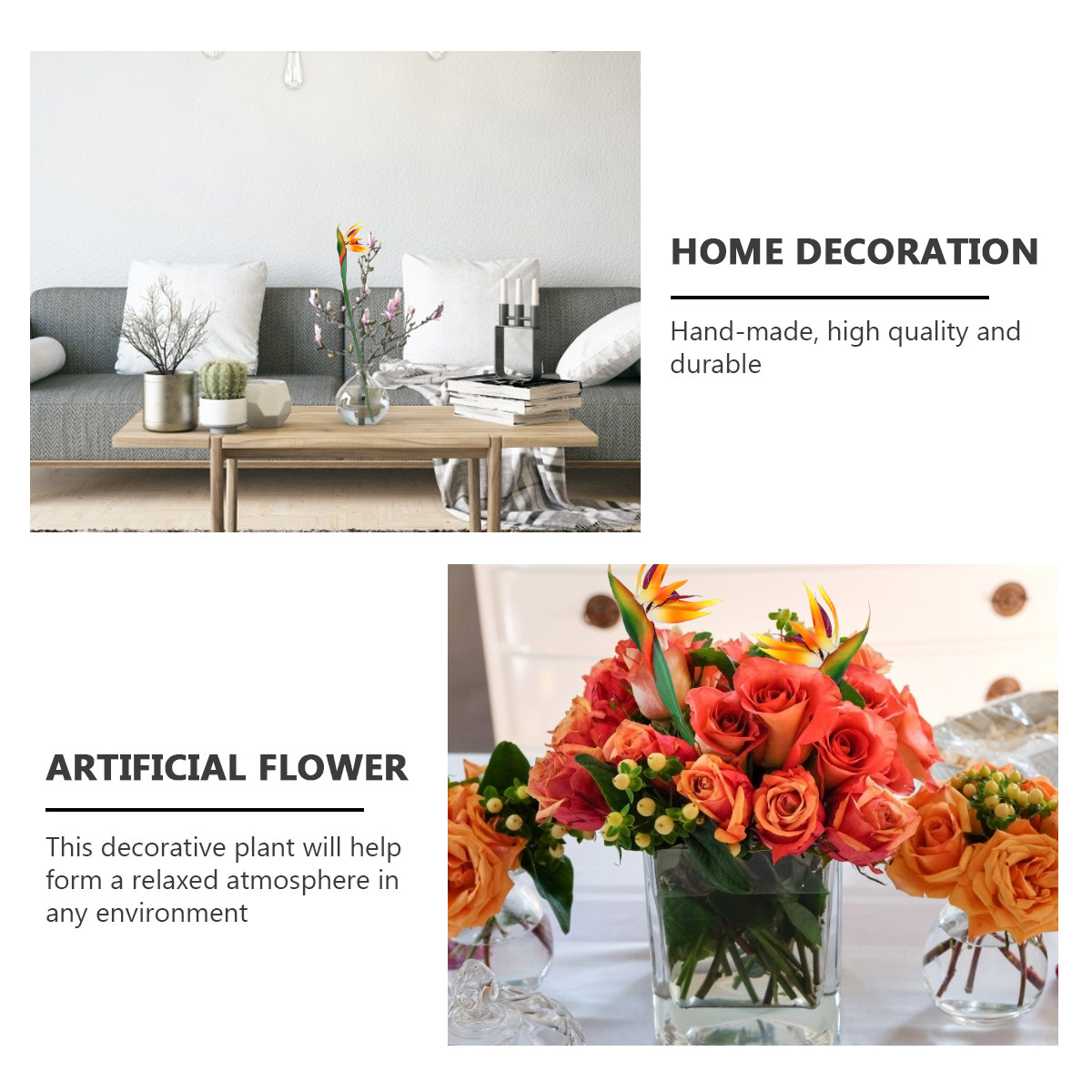 Artificial Bird of Paradise Pl - Bird Paradise Strelitzia recension och pris