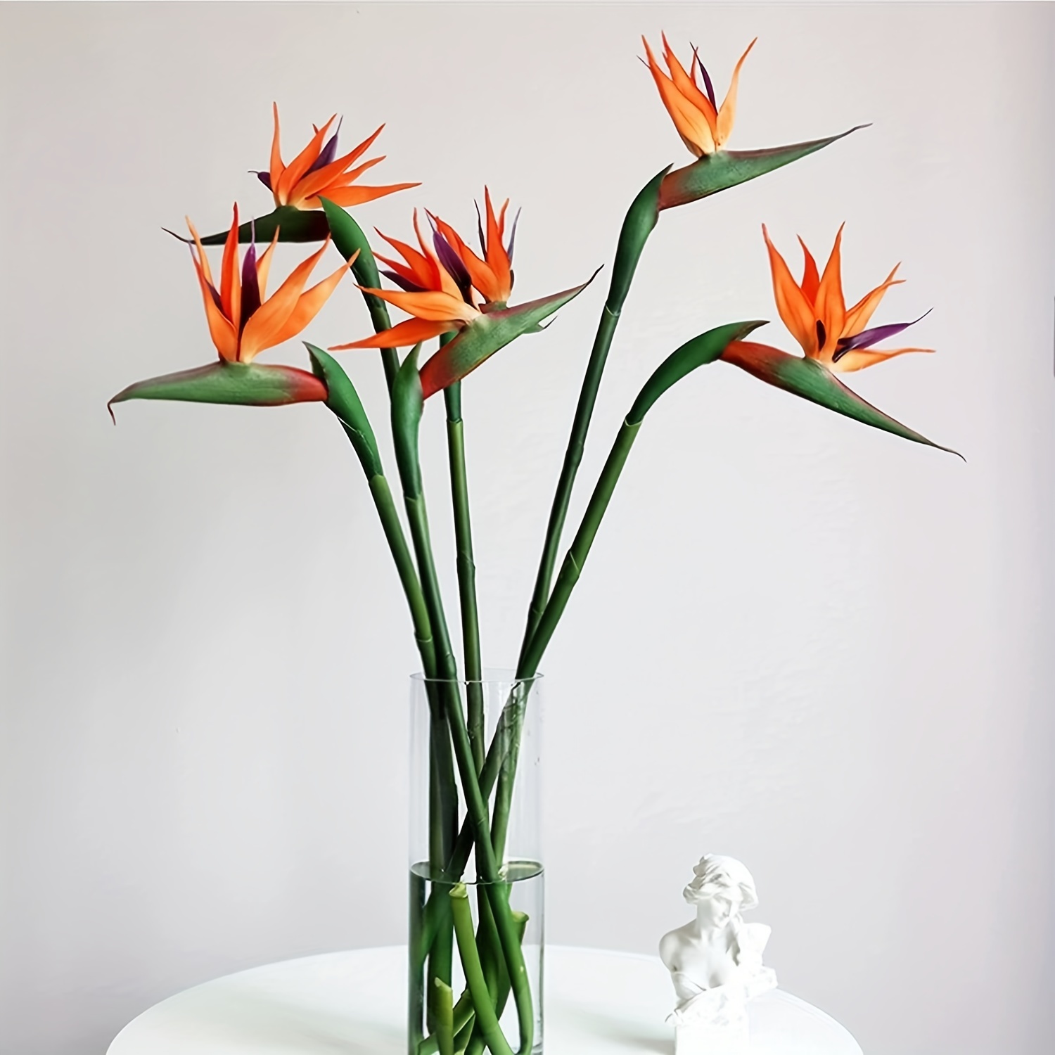 3Pcs Artificial Heaven Bird Fl - Bird Paradise Strelitzia recension och pris