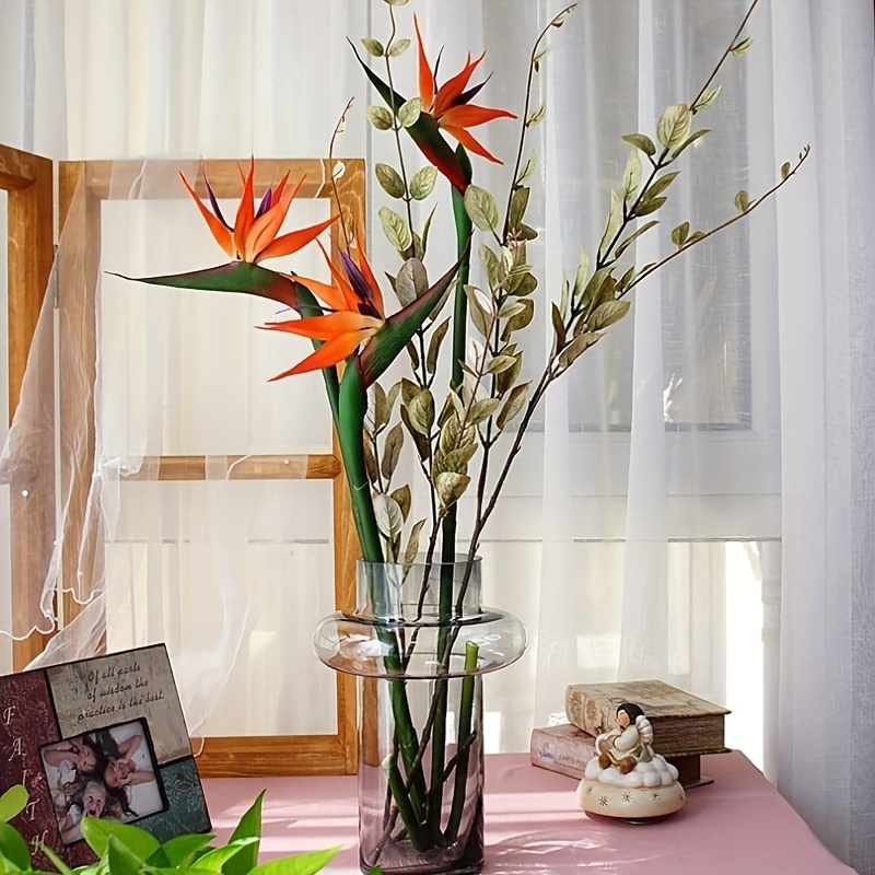 3Pcs Artificial Heaven Bird Fl - Bird Paradise Strelitzia recension och pris