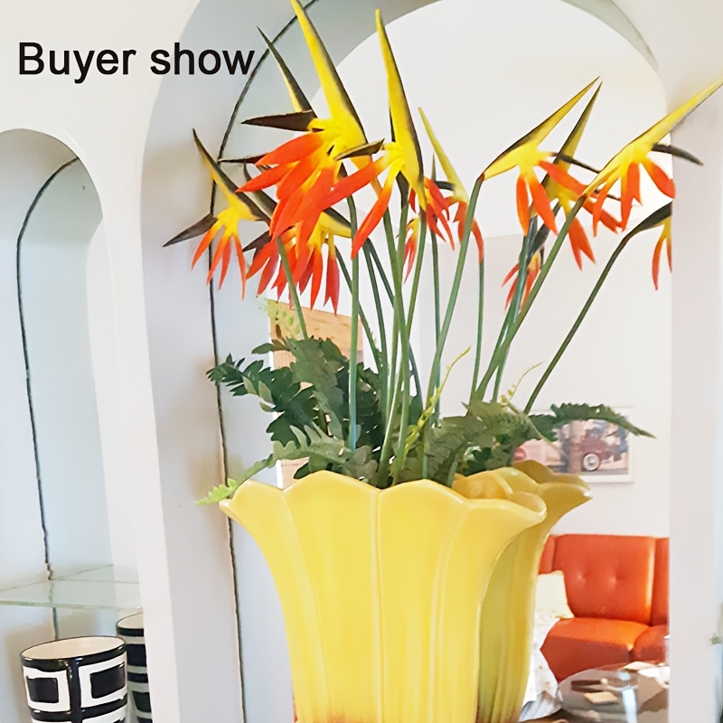 Artificial Flowers Bird of Par - Bird Paradise Strelitzia recension och pris