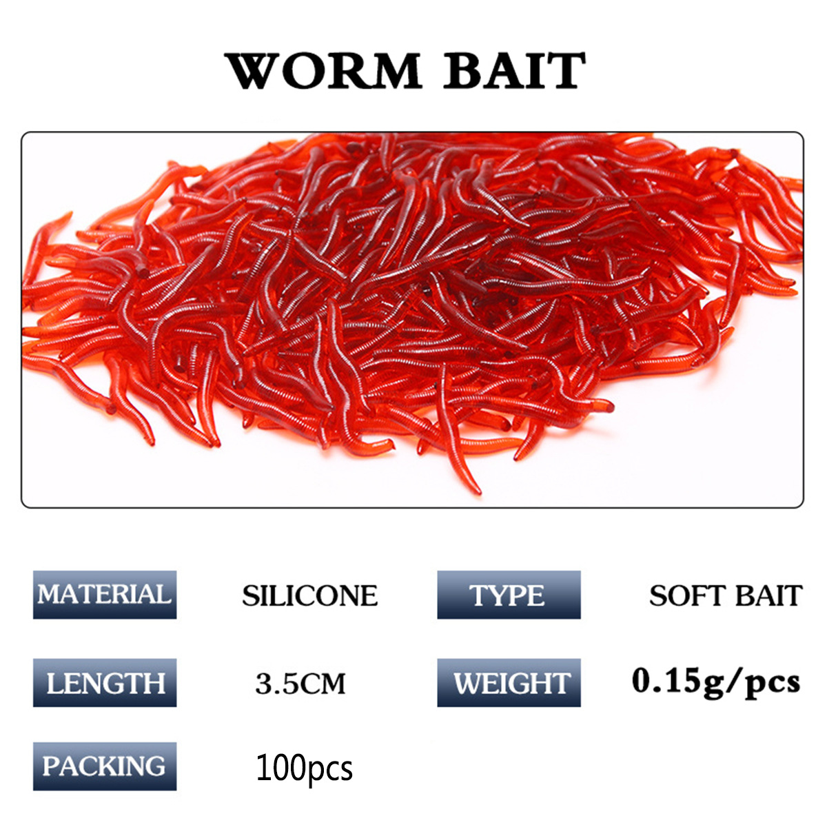 3.5cmSoft Lure Bass Bream Bloo - Aglaonema Red recension och pris